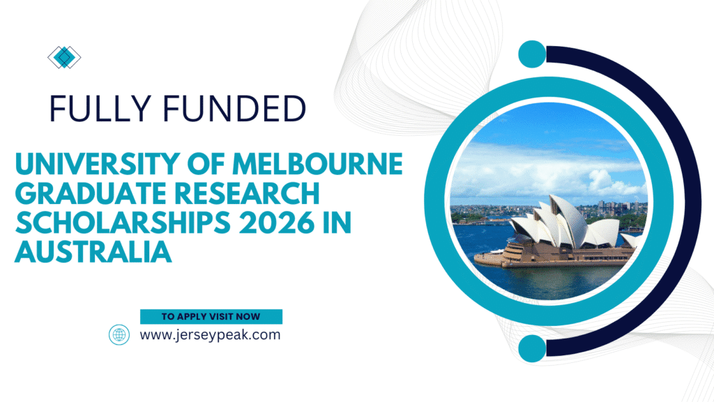 University of Melbourne Graduate Research Scholarships 2026 in Australia