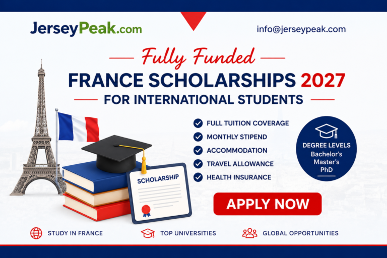 France Scholarships 2027 for international students Student studying in France with scholarship support